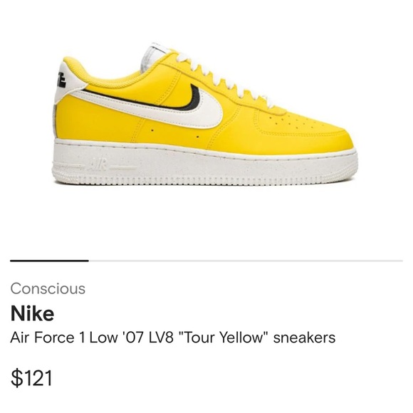 Air Force 1 Low '07 LV8 "Tour Yellow" sneakers - Picture 9 of 9